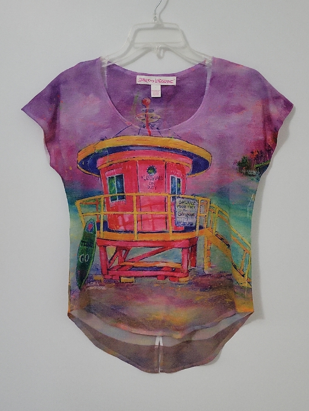 Leima Lovegrove Lifeguard On Duty Shirt, Size Small